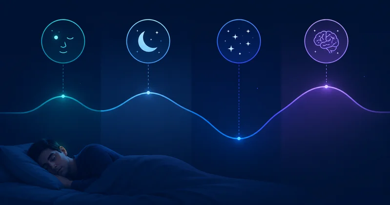 Fases del sueño: ciclo de sueño profundo y REM