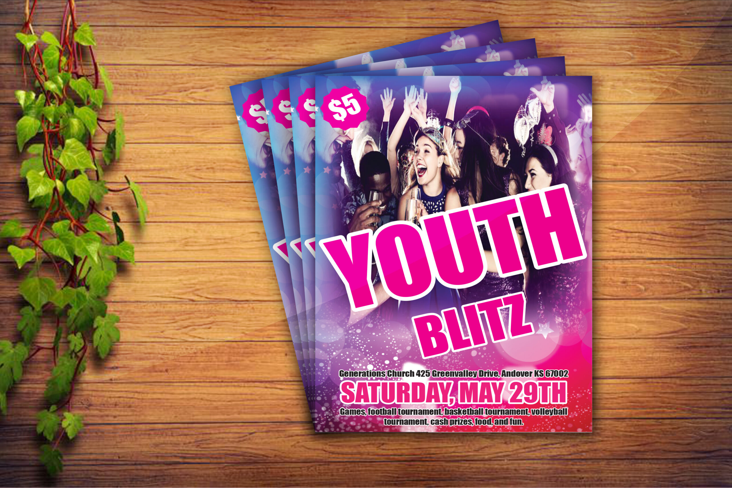 YOUTH BLITZ Flyer Design